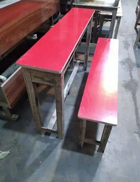 Student desk bench | Bench set | School | College | Different color 15