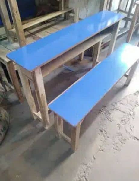 Student desk bench | Bench set | School | College | Different color 18