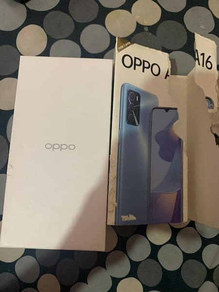 oppo A16 with box 4/64 8