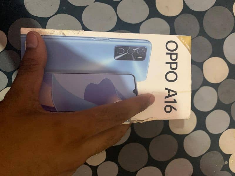 oppo A16 with box 4/64 9