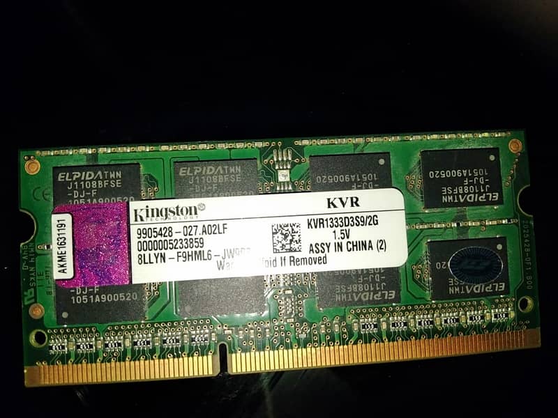 DDR3 4GB LAPTOP RAMS 1