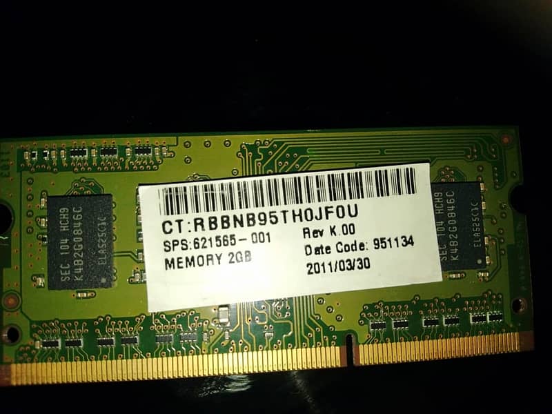 DDR3 4GB LAPTOP RAMS 2