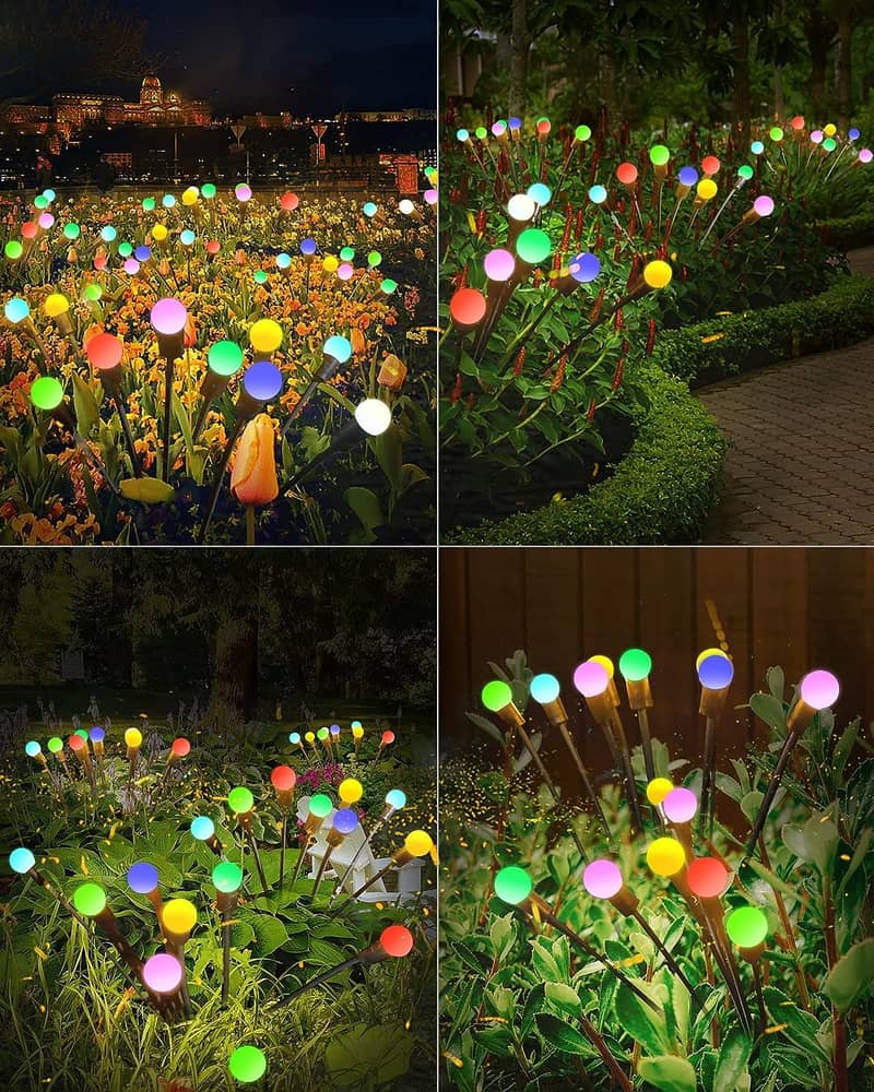 Solar LED garden lights with the polycrystalline silicon solar  panel, 11