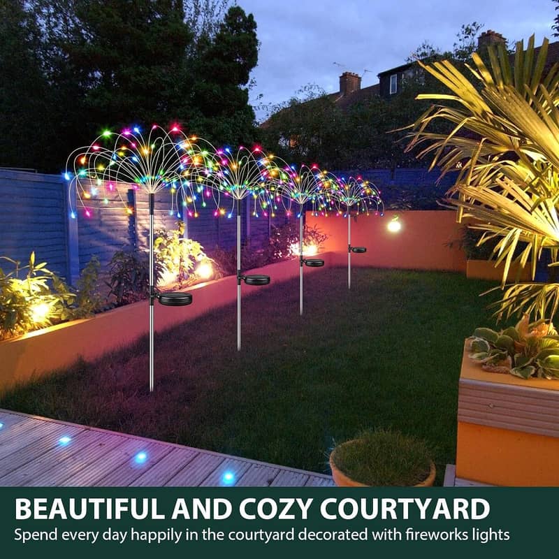 Solar Fairy Lights Led String RGB Fairy Light 8 Modes (Multi Color) 11