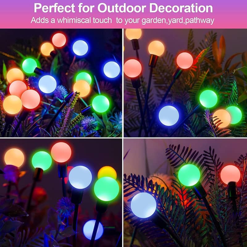 Solar Fairy Lights Led String RGB Fairy Light 8 Modes (Multi Color) 8