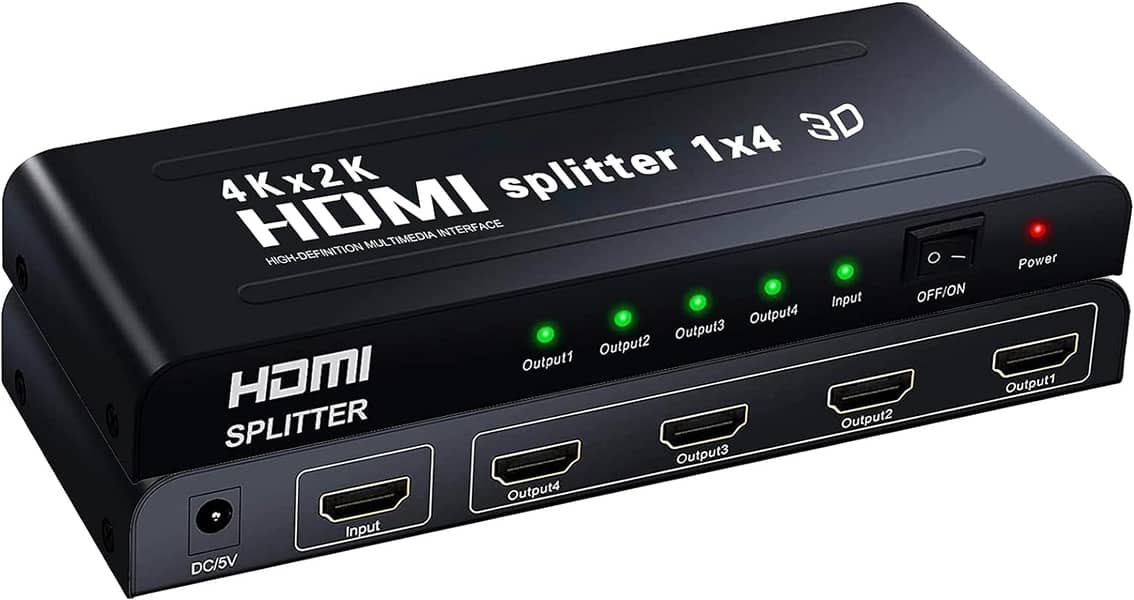 4K HDMI Quad Multi-viewer 4x1 HDMI Screen Segmentation Splitter 18