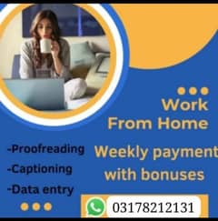 online work available