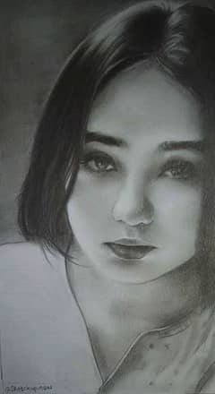 pencil sketch/realistic sketch/calligraphy/paintings/artist