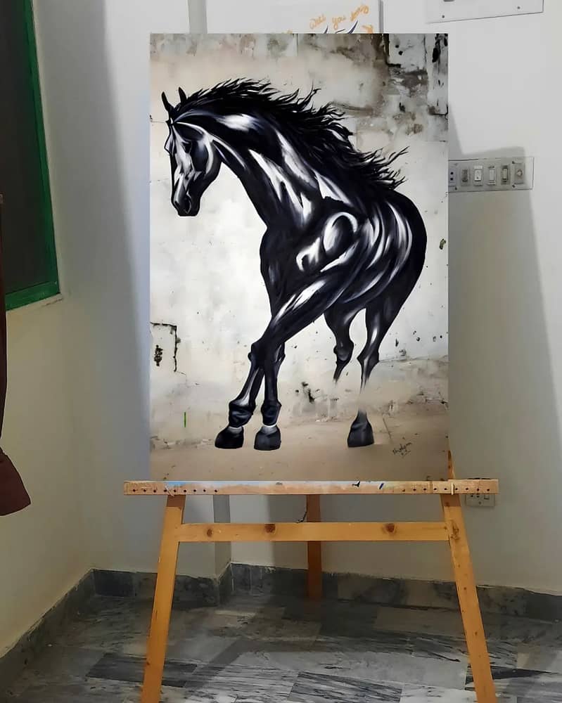 Horse Painting | Handmade Painting | Home Decor | Wall Decor 6