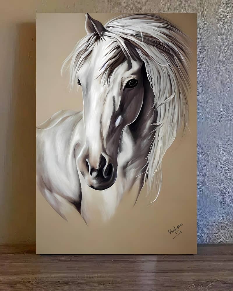 Horse Painting | Handmade Painting | Home Decor | Wall Decor 8