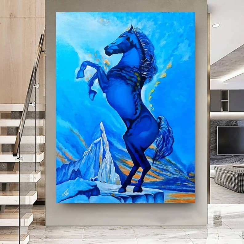 Horse Painting | Handmade Painting | Home Decor | Wall Decor 11