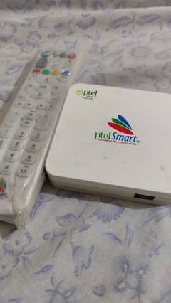 Ptcl Smart TV Device with original remote and charger