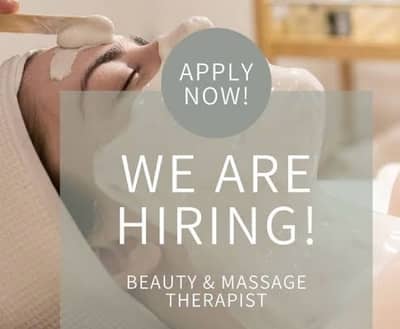 need female staf for spa salon