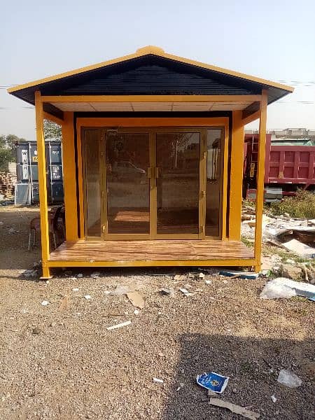 prefabe security guard cabin & portable washroom 7