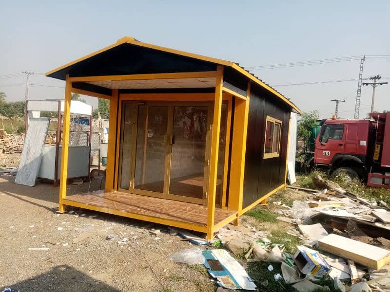 prefabe security guard cabin & portable washroom 8