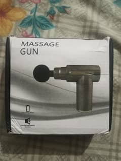 Gun massager with 4 heads