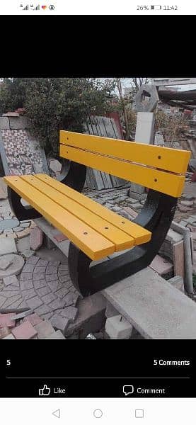 OUTDOOR GARDEN PARKING BENCH UMBRELLA IMPORTED SIDE POLE SENTER POLE 6