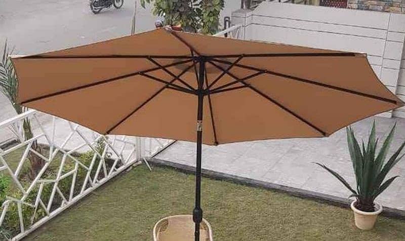 OUTDOOR GARDEN PARKING BENCH UMBRELLA IMPORTED SIDE POLE SENTER POLE 7