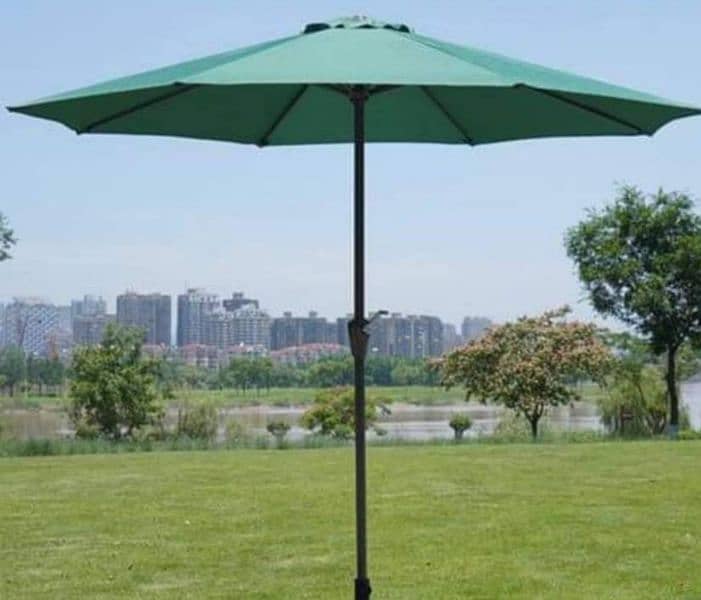 OUTDOOR GARDEN PARKING BENCH UMBRELLA IMPORTED SIDE POLE SENTER POLE 14