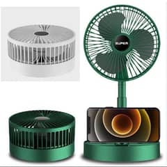 Portable desk fan