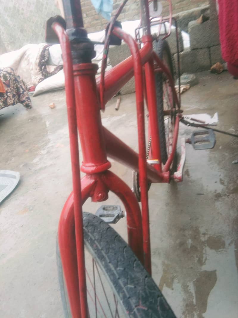 Red geared bicycle for sale 2