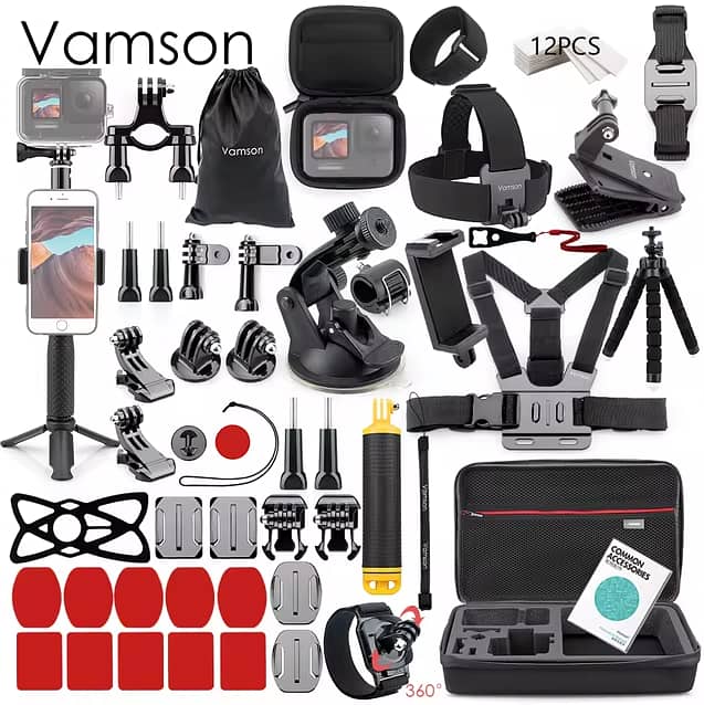 Accessories Kit for GoPro Hero 10/11 - (GoPro NOT Included) 0