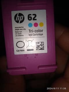 hp 62 tri color cartridge