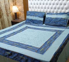 customized bedsheets in cotton fabric printed designed are available