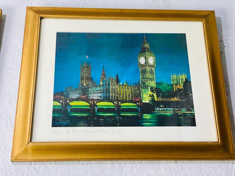 London Bridge painting & frames cheap price oil painting 3