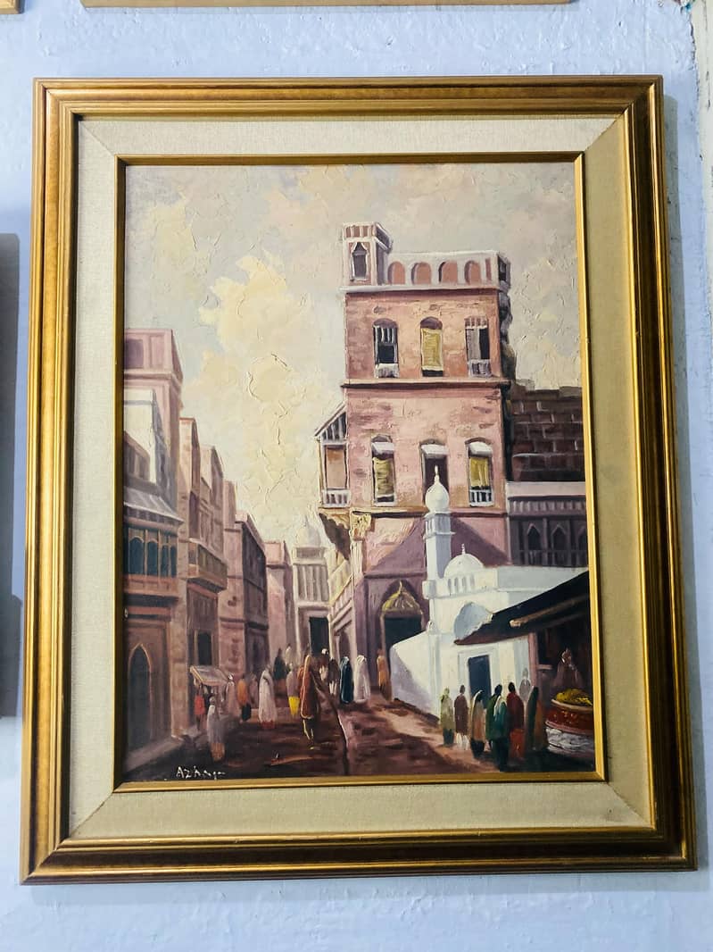 London Bridge painting & frames cheap price oil painting 4