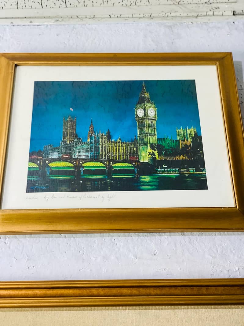 London Bridge painting & frames cheap price oil painting 5