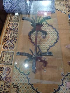 Center Glass table set of 3 big 1 small 2