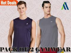 Men's dri fit plain reflector sando shirt