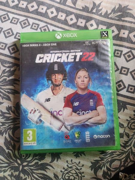 XBOX SERIES X - XBOX ONE CRICKET 22 good condition 0