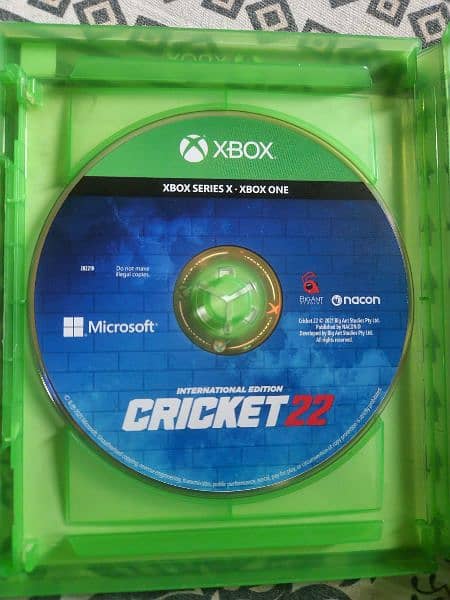 XBOX SERIES X - XBOX ONE CRICKET 22 good condition 2