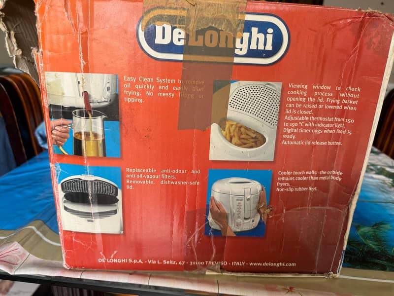 Delonghi Electric Deep Fryer Original (Made in Italy) 1