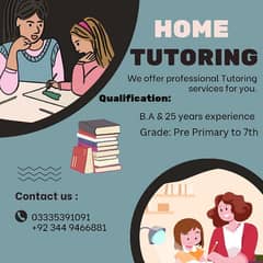 female home tutor available