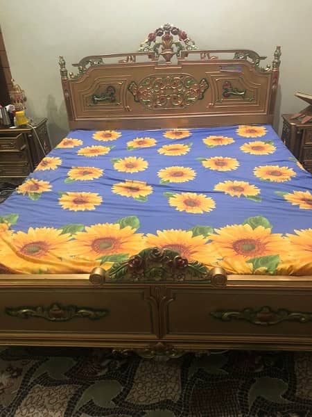 Pure wooden Bed Set 1