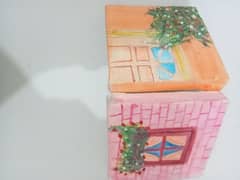 painting set of mini canvas painting