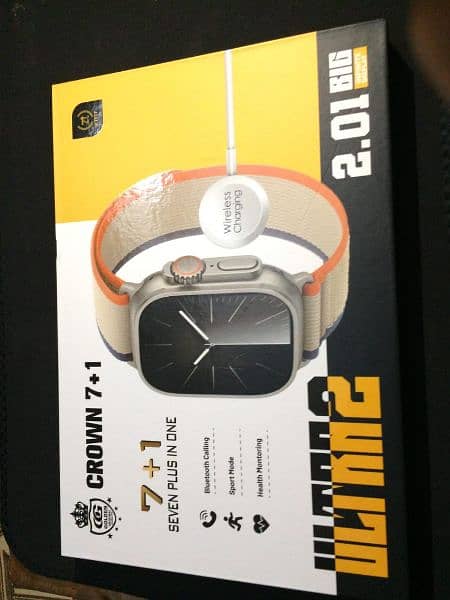 Crown 7+1 ultra 2 Smartwatch Premium Quality Smartwatch 3