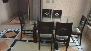 Dining table and chair