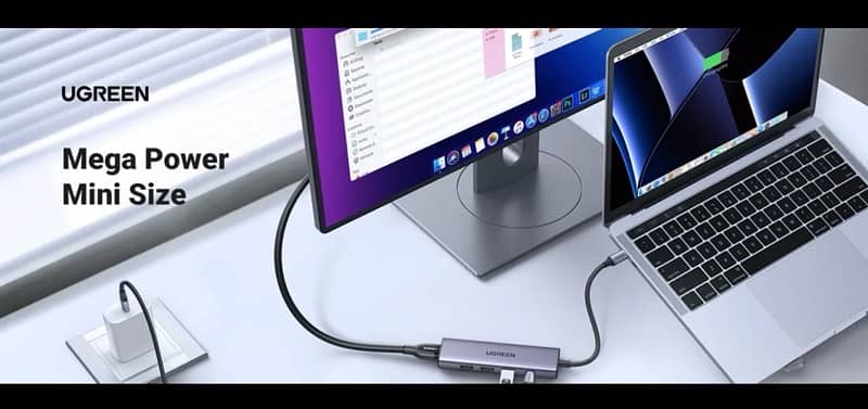 ugreen type c hub / usb c adapter / macbook hub / 4