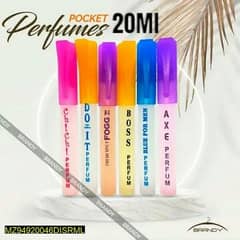 Pack of 6 Pocket perfumes