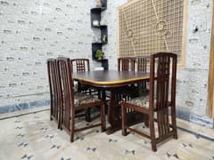 Dinning table & 6 Chairs