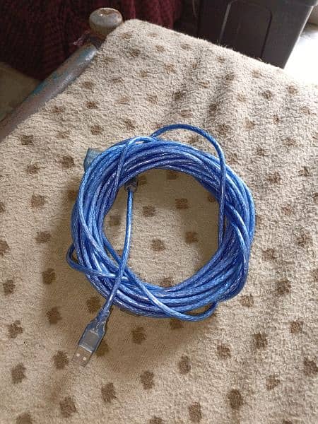 HDMI Cable 15m, USB Male Female IC and blue Simple Cable 10m 1