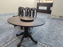 Dining Table with 5 chairs New Condition