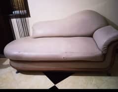 7 seater sofa. white colour.