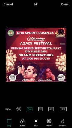 DHA Sports complex Dasi Bites Concert