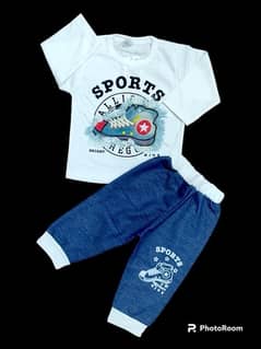 baby boy’s jersey shirt and trouser Set -