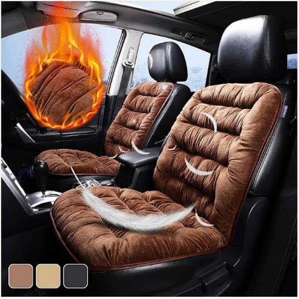 car plush seat cover 2